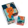 Janod - Cubes Puzzle En Bois Animaux Partenariat Wwf