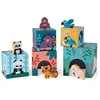 Jeu en bois Janod Pyramide et figurines animaux