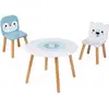 Table Et 2 Chaises - Banquise MULTICOLORE Janod