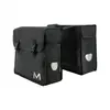 Sacoche double pour vélo MOBILIS - Noir - 2 x 15L - Matière déperlante