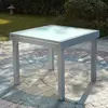 Table de jardin extensible en alu 8 places MOLVINA, Concept Usine TU