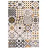 Tapis 160x230 cm CARO coloris jaune