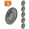 LAMPESECOENERGIE Ensemble de 5 Spots LED Encastrables Alu Brossé Etanc...