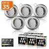 LAMPESECOENERGIE 35 SPOTS LED DIMMABLE SANS VARIATEUR 7W eq.56w BLANC CHAUD ORIENTABLE