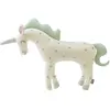 Non communiqué Grande peluche licorne en tricot de coton 50cm- ecru