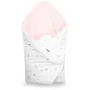 Sevira Kids Gigoteuse d'emmaillotage minky réversible- STELLA - rose