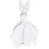 Sevira Kids Doudou Lapin  en gaze de coton, Jeanne Blanc  50 x 50 cm TU