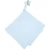 Non communiqué Doudou lange attache tétine en gaze de coton, Jeanne Bleu  40 x 40 cm TU