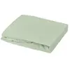 DOMIVA Drap housse + Alese Uni -oeko-Tex - Blanc/Vert de gris - 60 x 120 cm