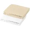 Domiva Domiva Lot 2 Draps Housse - 60 X 120 Cm - Jersey - Blanc/Cailloux