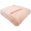 Couverture snow doublée Microdoux - DOMIVA - Lait Fraise - 75 x 100 cm