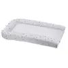 Domiva Matelas A Langer Pvc 2 Éponges - Blanc Impr Etoiles - 42x70cm