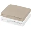 Lot 1 Alèse Pu + 1 Drap Housse BEIGE Mon P'tit Dodo