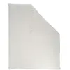 Couverture lit enfant tissu nid d'abeille Crème 80x100 cm