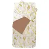 Domiva Parure de lit enfant animaux de safari Jaune 100x140 cm