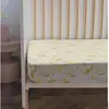 Domiva Drap housse Jersey enfant imprimé animaux de la savane Jaune 70x140 cm