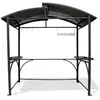 Abri pour barbecue 240 x150cm en aluminium anthracite - DCB Garden