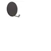 Hdsat Parabole Satellite Acier 80 cm Anthracite sans LNB