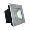 Spot Led Encastre Sol Carré Finition Inox 3w Terrasse Piscine