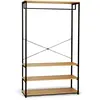 CASSYM Idomya - Dressing detroit gm industriel marron/noir - 100x40x167  cm T.U