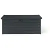 MULTIMARQUES Coffre de rangement jardin métal - Anthracite - 600L  
