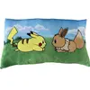 Coussin premium - POKEMON - Pikachu & Eevee - Microfibre - 60 cm