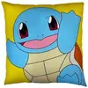 Coussin double face - Carré - POKEMON - Pikachu et Carapuce - Microfib...