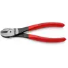 Pince coupante de côté KNIPEX - Acier chrome vanadium - 180 mm - Rouge