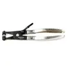 Force pince a cremaillere pour collier de serrage auto serrant a ressort -