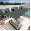 Voile d'ombrage rectangulaire 280g/m² - 5 x 3 m - Haute densité résist...