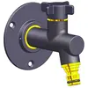OSLO Robinet d'extérieur à visser + applique Anthracite femelle 1/2"