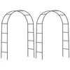 Gardman Arche Déco En Fer Noir Atea (Lot De 2)