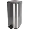 Poubelle HAILO Cube - 32 Litres - H. 62 cm - Soft-Close - Chromée