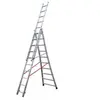 Hailo Echelle transformable base évasée Premium - 3x10 échelons - 6,95m TU