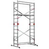 Hailo Echafaudage 4 en 1 multifonction 2,3m/4,3m en aluminium Fast & Lock Combi 5