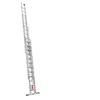 Echelle coulissante à corde 3 plans 3x12 échelons 150 kg - Hailo