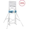 Hailo Réhausse échafaudage roulant pour escalier Hobbystep® H6 - 6,00m TU