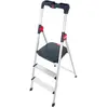 Marche pied 3 marches pliable sécurisé en aluminium Hailo WideStep