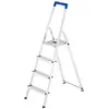 Escabeau ménager pliable en aluminium 4 marches ultra léger Hailo L20