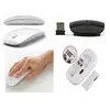 Facil&co Souris Blanche Sans fil Design Ultra Slim Plate Optique 2,4 GHZ Extra Fine