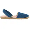Avarca Jean par Minorquines Bleu 37 Femme