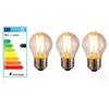 GREENSENSATION Lot de 3 ampoules vintage 4W à LED G45 E27 style Edison bulb