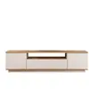 Meuble TV 3 portes en bois L180cm - Beige