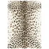 Tapis à motif léopard - 120x170cm Marron Polypropylène