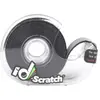 HOME EQUIPEMENT Bande scratch auto-agrippante ID-SCRATCH noir 2 cm x 2 m      