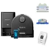 Rowenta - Robot aspirateur laveur noir intelligent multi-surfaces