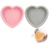 Lot de 2 Moule Silicone Gateau Coeur d'amour de 17 cm Vendos85