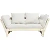 Karup Design Banquette ajustable BEAT en pin massif naturel matelas naturel inclus 75x200