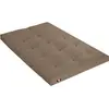 Terre de Nuit Matelas futon taupe coeur en latex 140x190