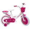 Vélo Enfant 16" LOLLI GIRL Fille ( taille 105 cm à 120 cm ) Blanc & R...
